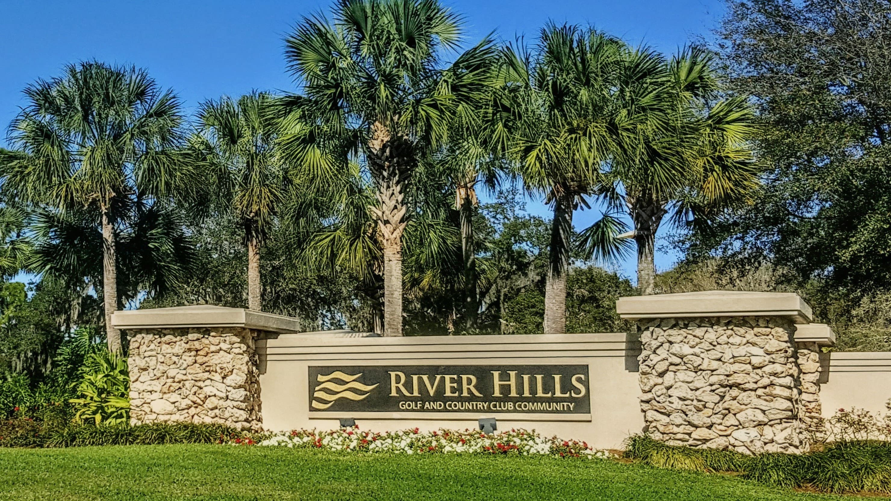 River hills entrance sign valrico fl — River Hills Valrico, Valrico FL